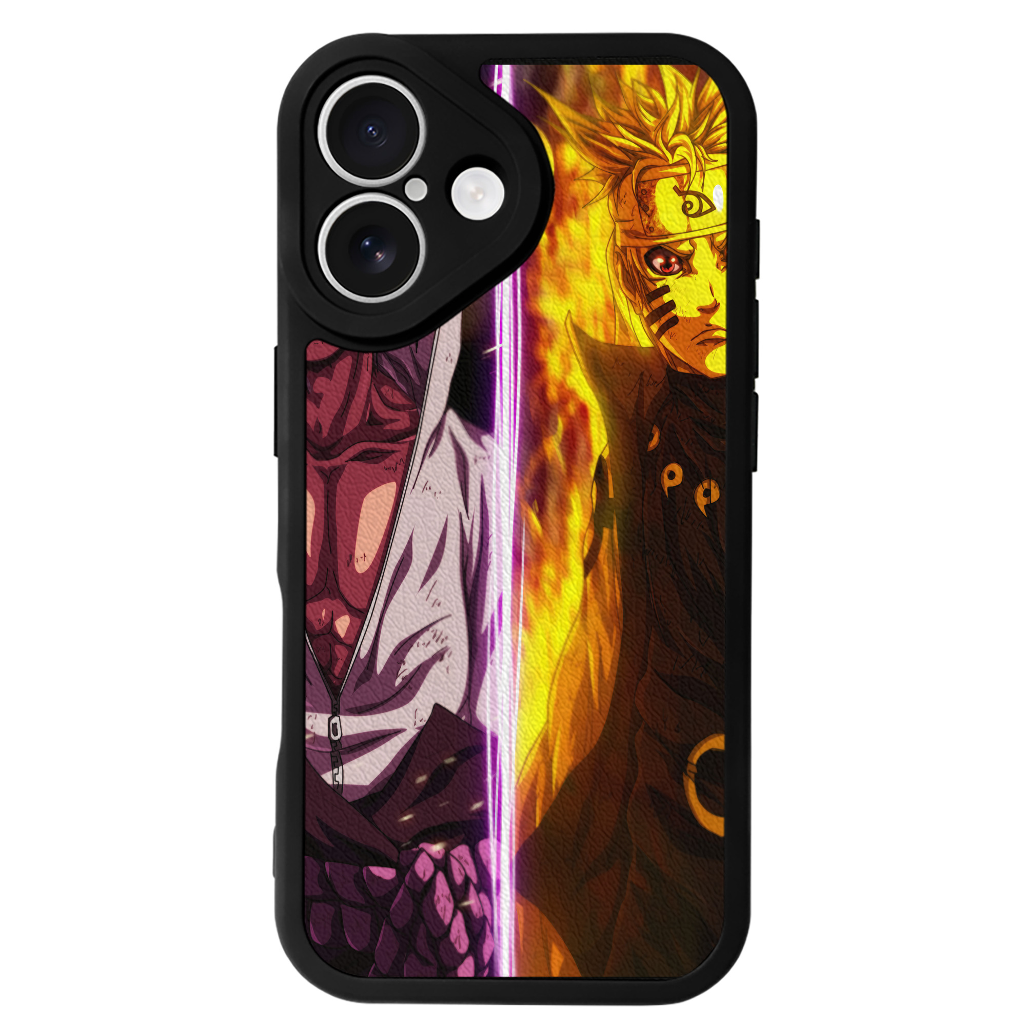 （画像用） NARUTO -ナルト- NARUTO -ナルト- 疾風伝 【iPhone 16シリーズ対応】シリコンスマホケース（レザー調） 材質：シリコン
